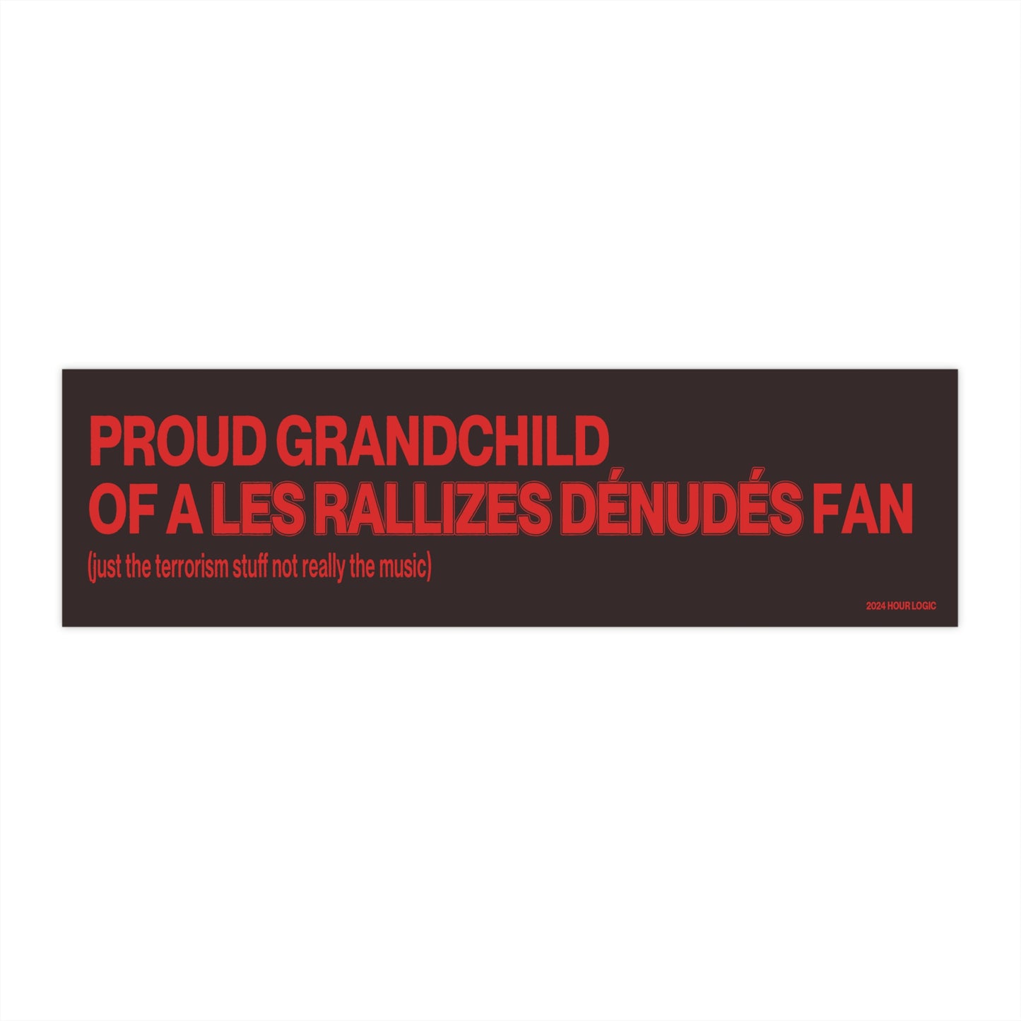 Les Rallizes Denudes bumper sticker