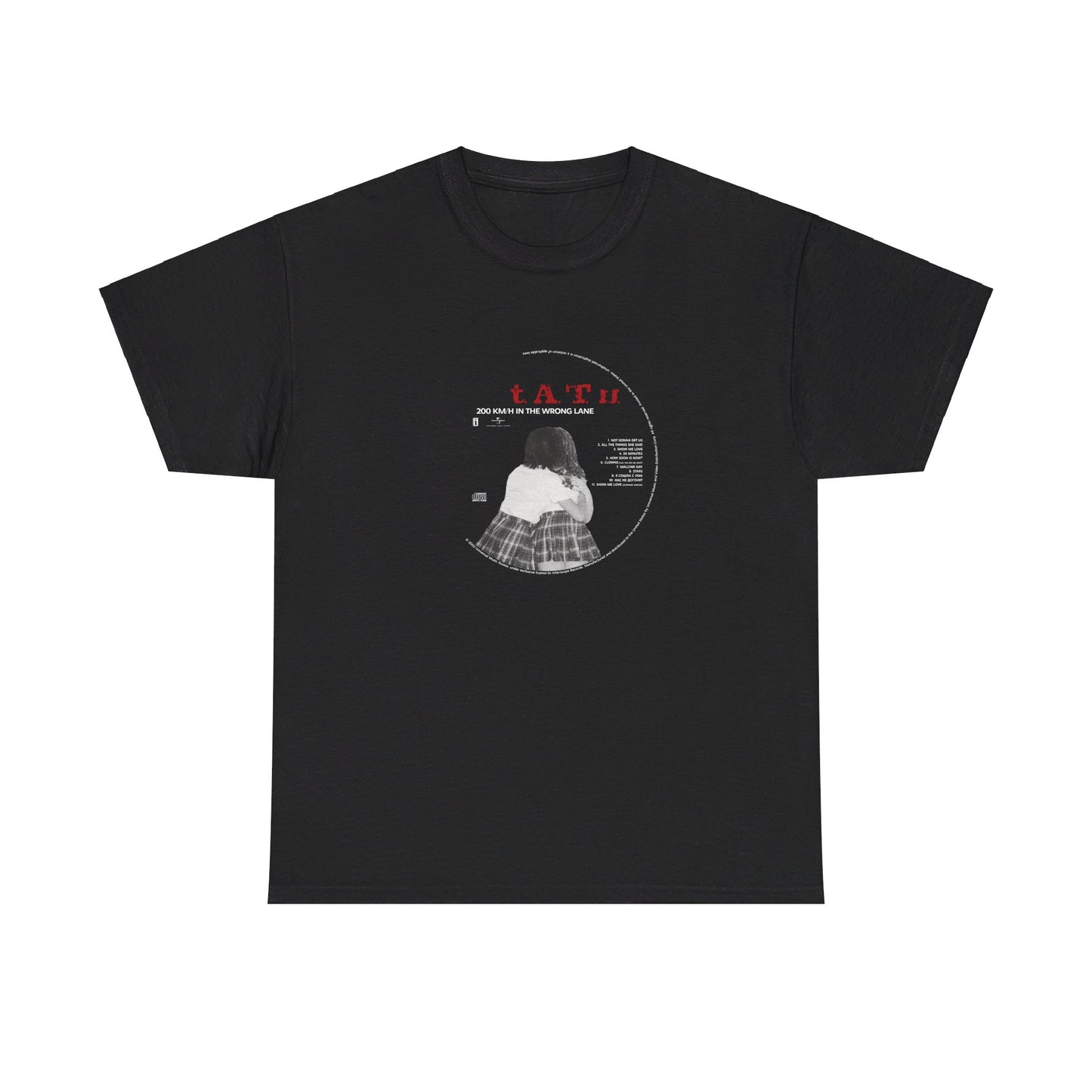 t.A.T.u. 200km/h CD art shirt