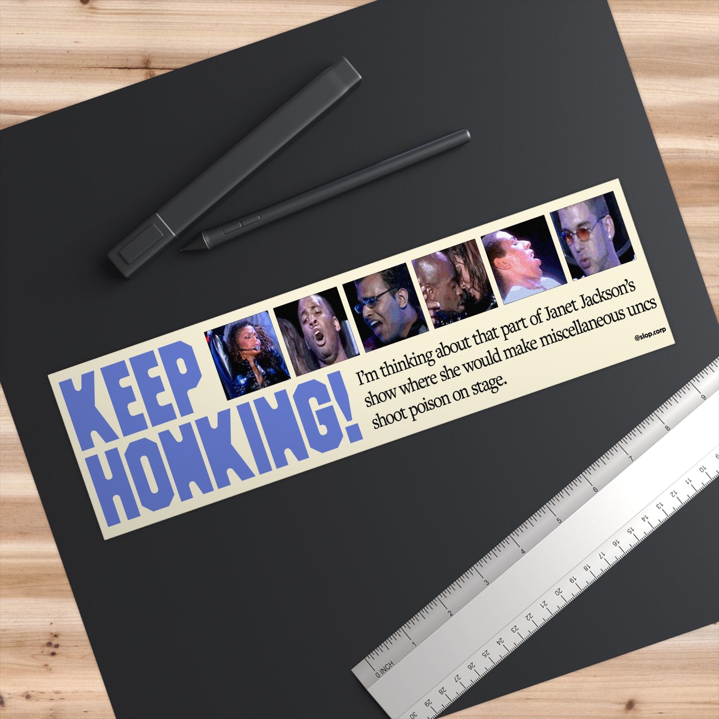 Miscellaneous uncs shooting poison bumper sticker