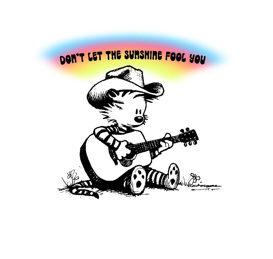 Townes Van Zandt Hobbes t-shirt