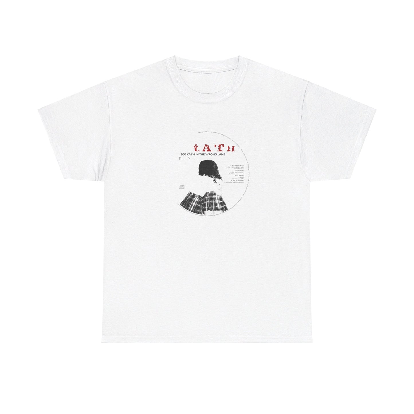 t.A.T.u. 200km/h CD art shirt
